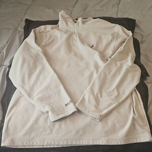 Nautica Cream Quarter Zip Pullover